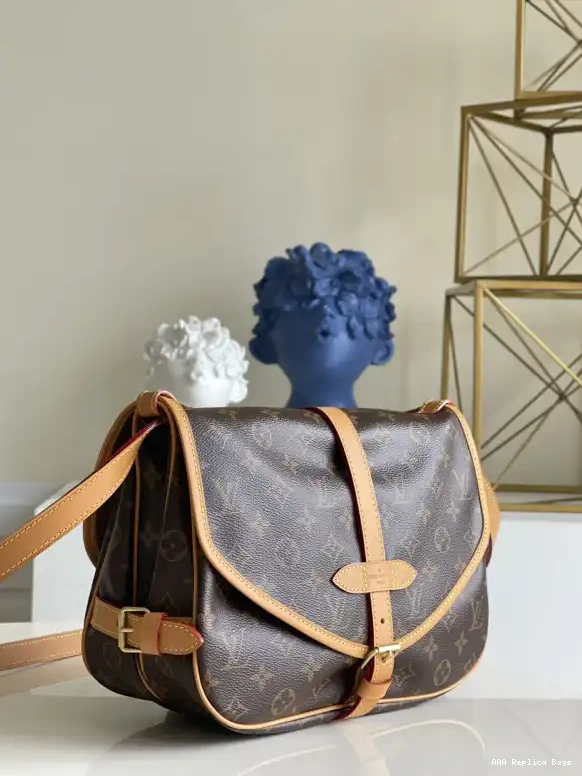 Aaa replica bags LOUIS VUITTON bag-28*11*20CM Saumur 0514